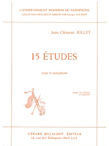 15 études pour le saxophone Visual